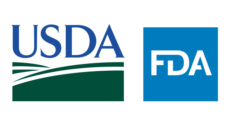 Logotipos de la USDA y la FDA