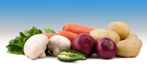 Potatoes, Mushrooms & Vegetables