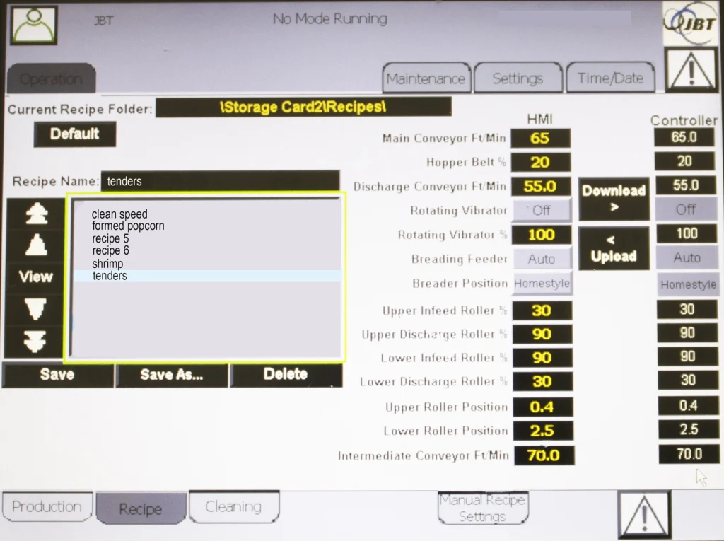 control panel 3